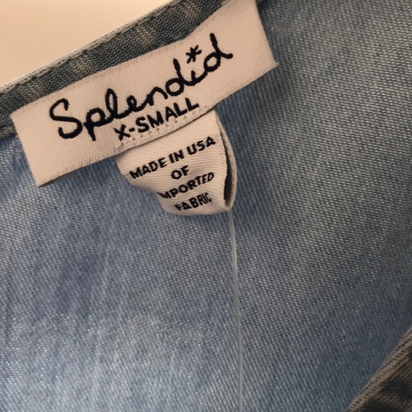 NWT Splendid Chambray Jumpsuit - Picture 5 of 8